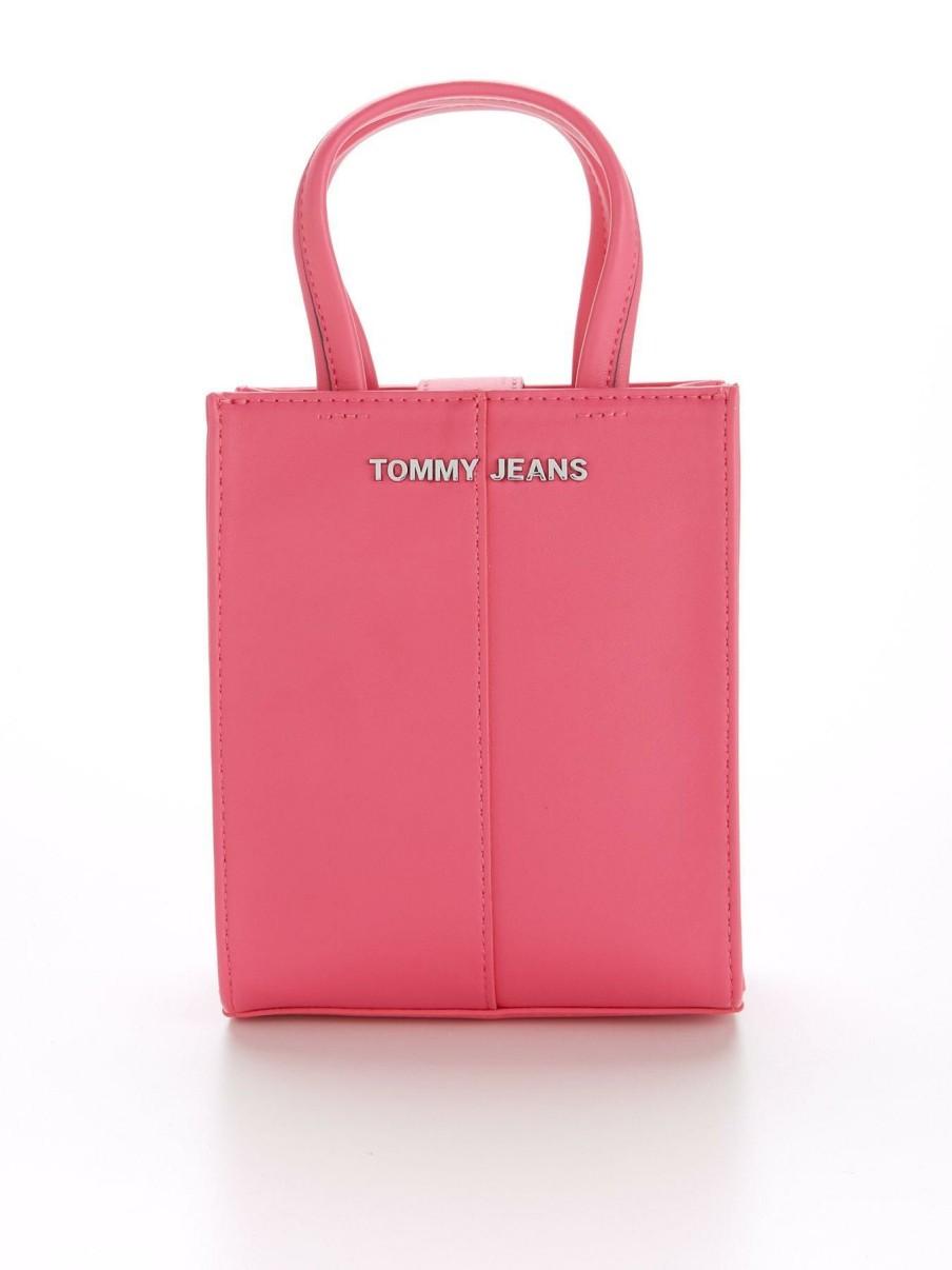 Accessories * | Tommy Jeans Limited Edition Femme Pu Crossover Bag Pink