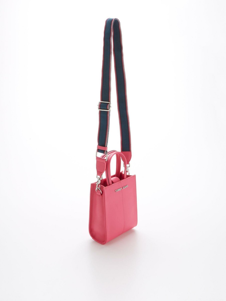 Accessories * | Tommy Jeans Limited Edition Femme Pu Crossover Bag Pink