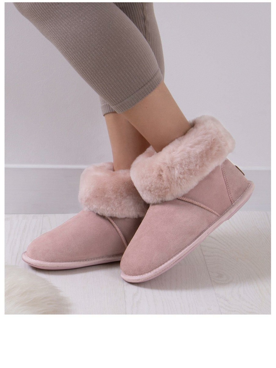 Clothing * | Just Sheepskin Opening Sales Albery Sheepskin Bootie Slipper