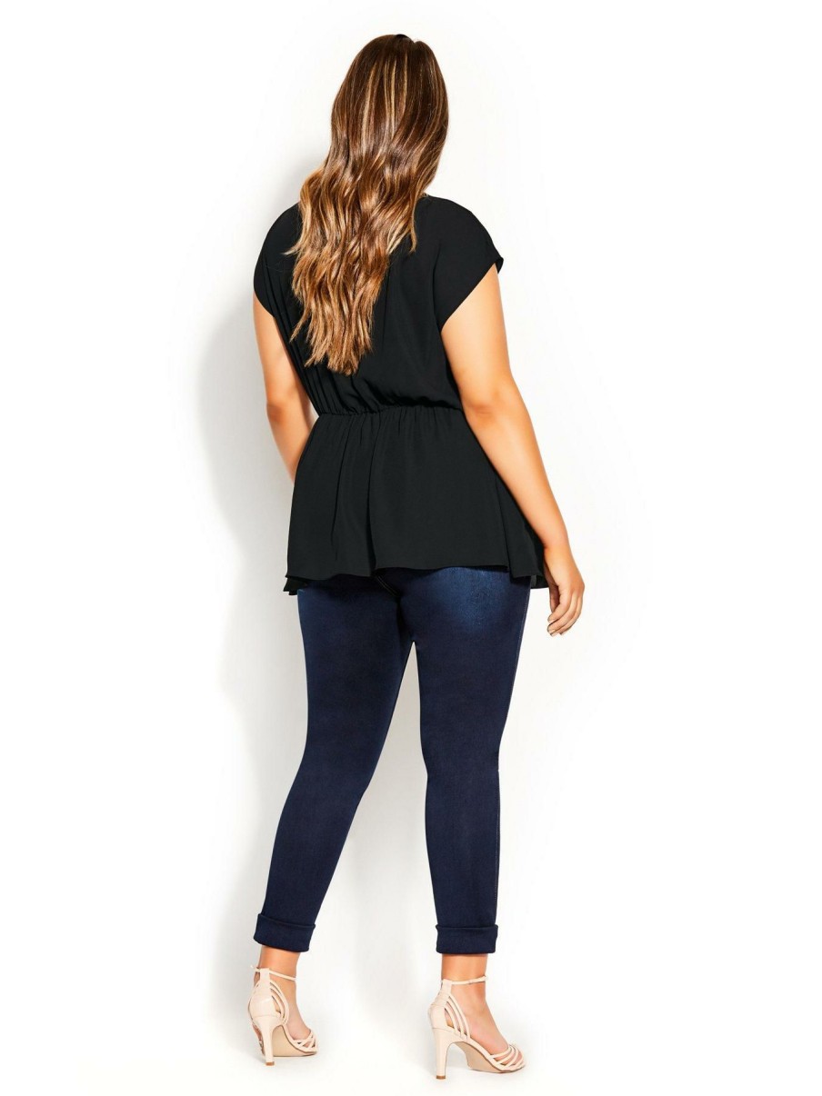 Clothing * | City Chic Best Choice Simple Twist Top