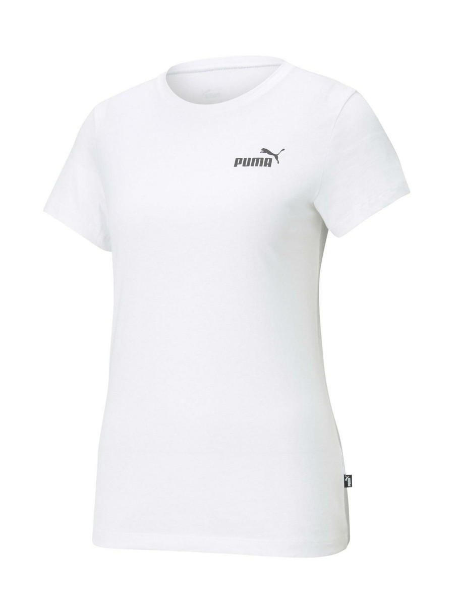 Clothing * | Puma Discounts Essentials Small Logo T-Shirt White