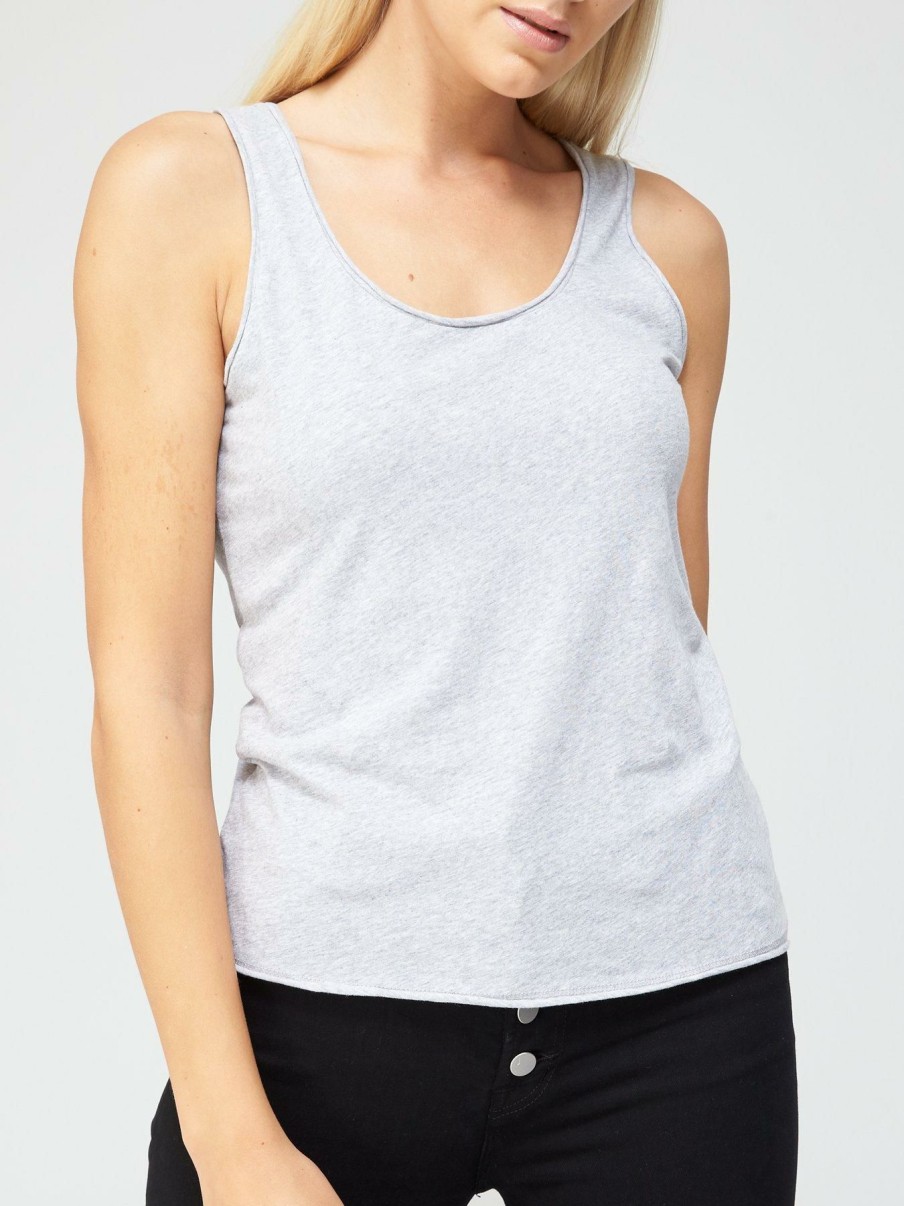 Clothing * | Allsaints Online Emelyn Tonic Tank Grey