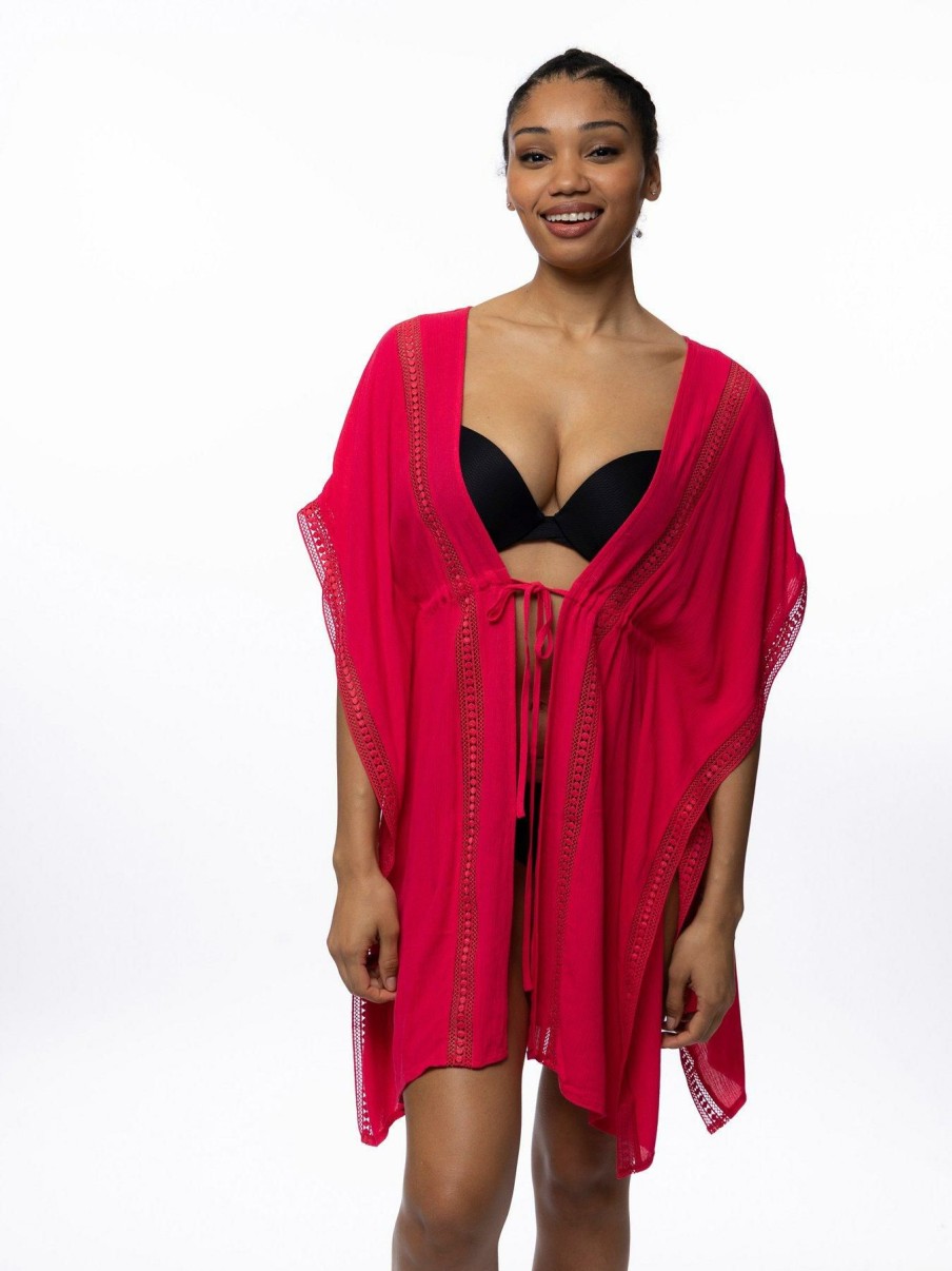 Clothing * | Dorina Premium Cetara Beach Cover Up Pink