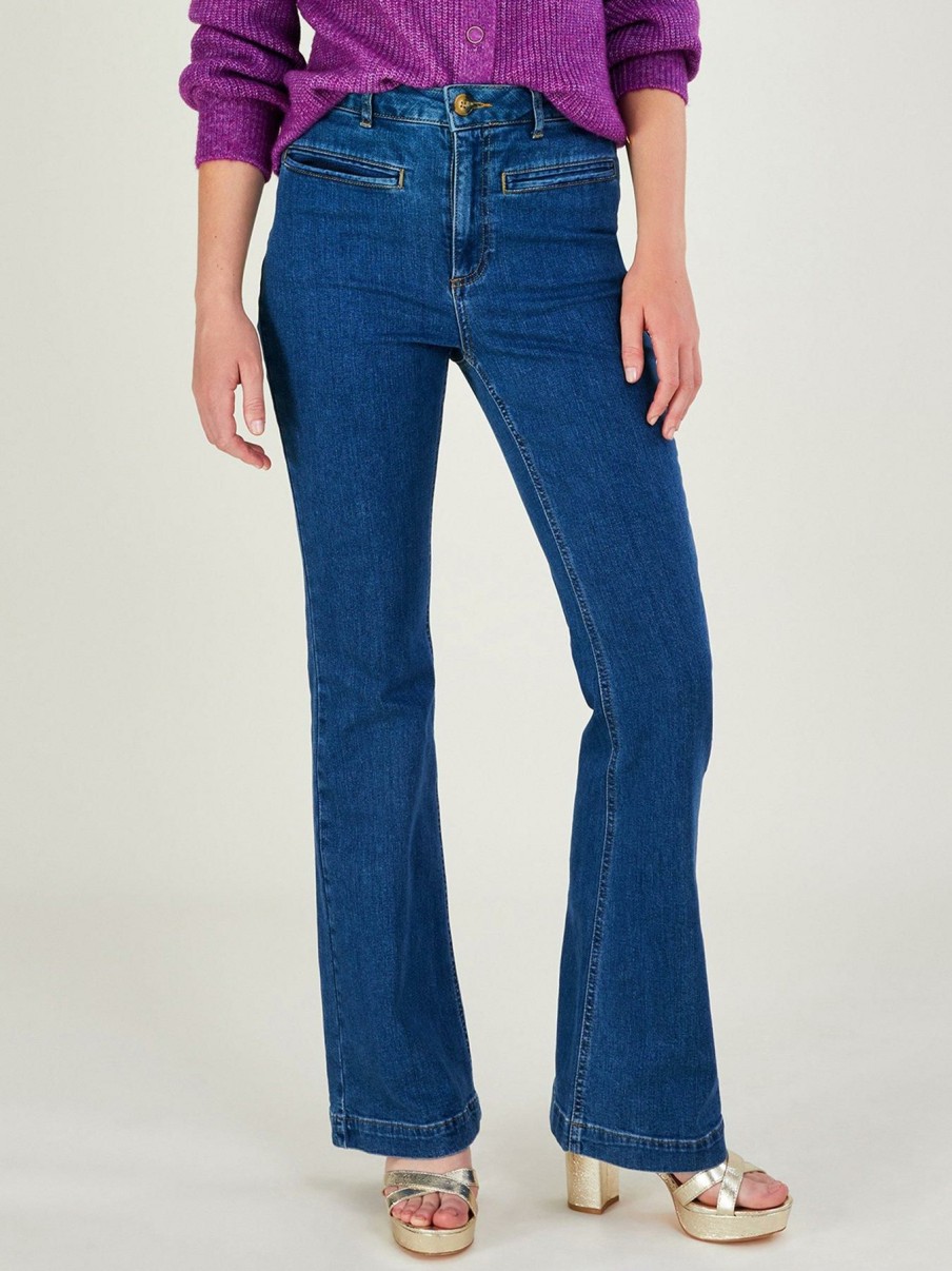 Clothing * | Monsoon Cheaper Flare Denim Jean