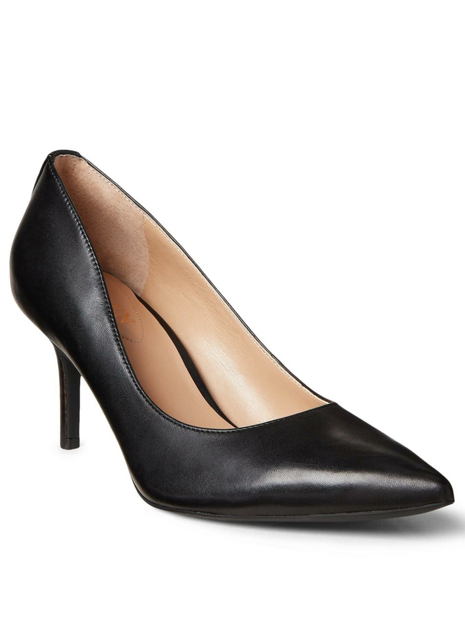 Shoes * | Lauren By Ralph Lauren Outlet Sale Lanette Heeled Pump Black