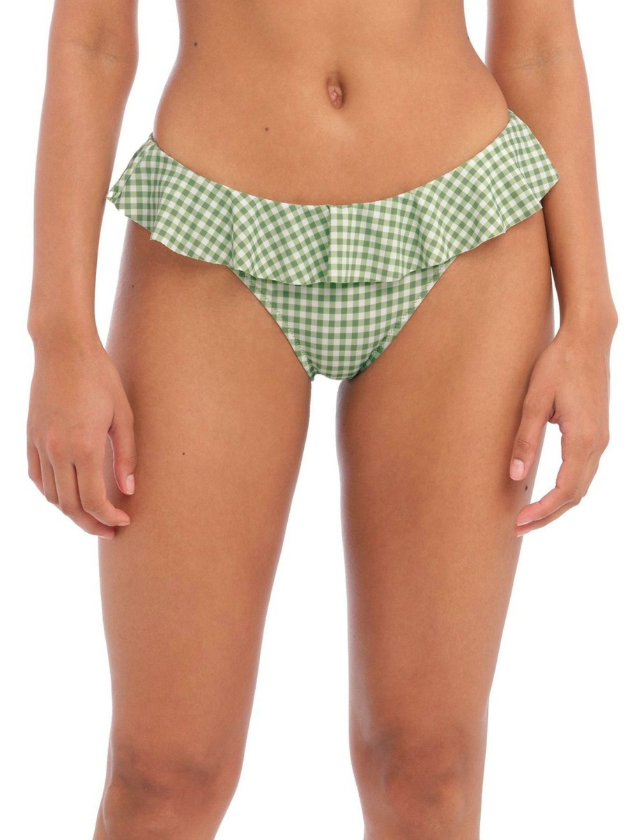 Clothing * | Freya Official Check In Italini Bikini Brief Khaki