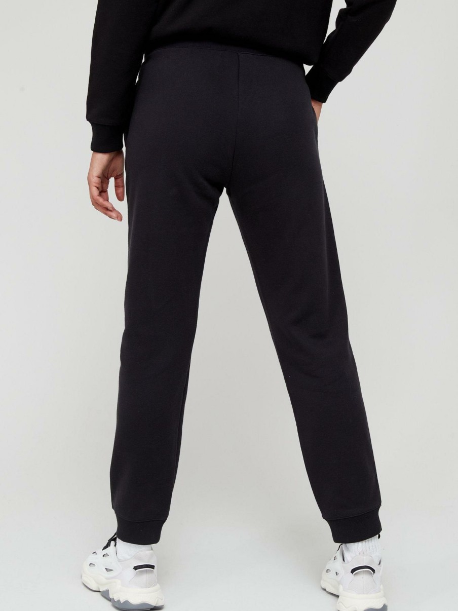 Clothing * | Champion Unique Small Logo Cuffed Jogging Bottom Black