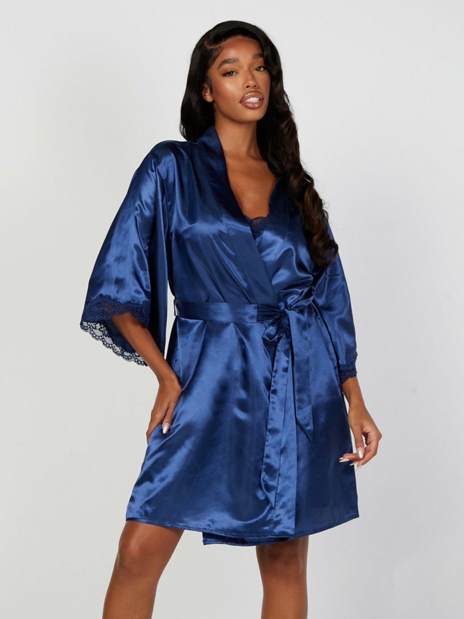 Clothing * | Boux Avenue Original Maisie Robe Blue