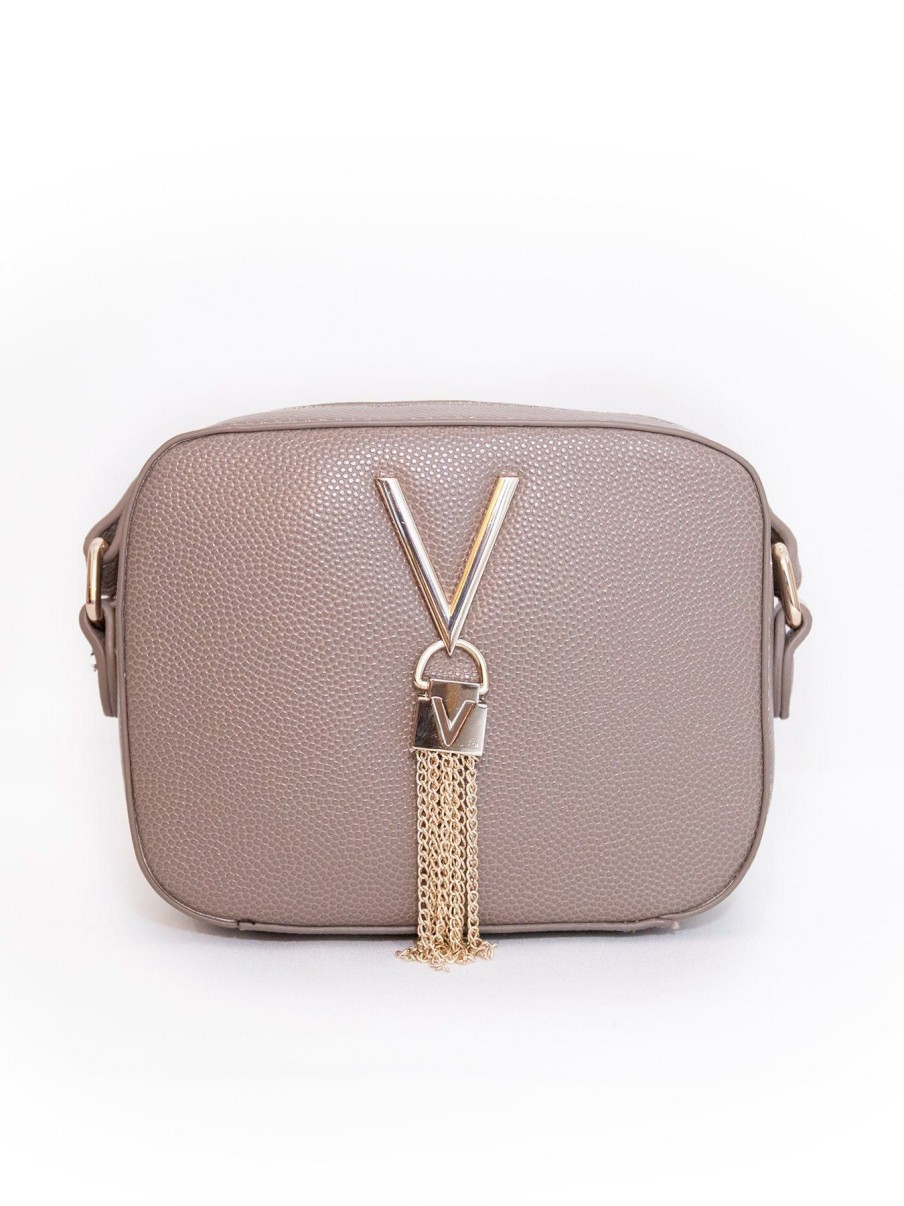 Accessories * | Valentino Bags Discount Store Divina Camera Cross Body Bag Taupe