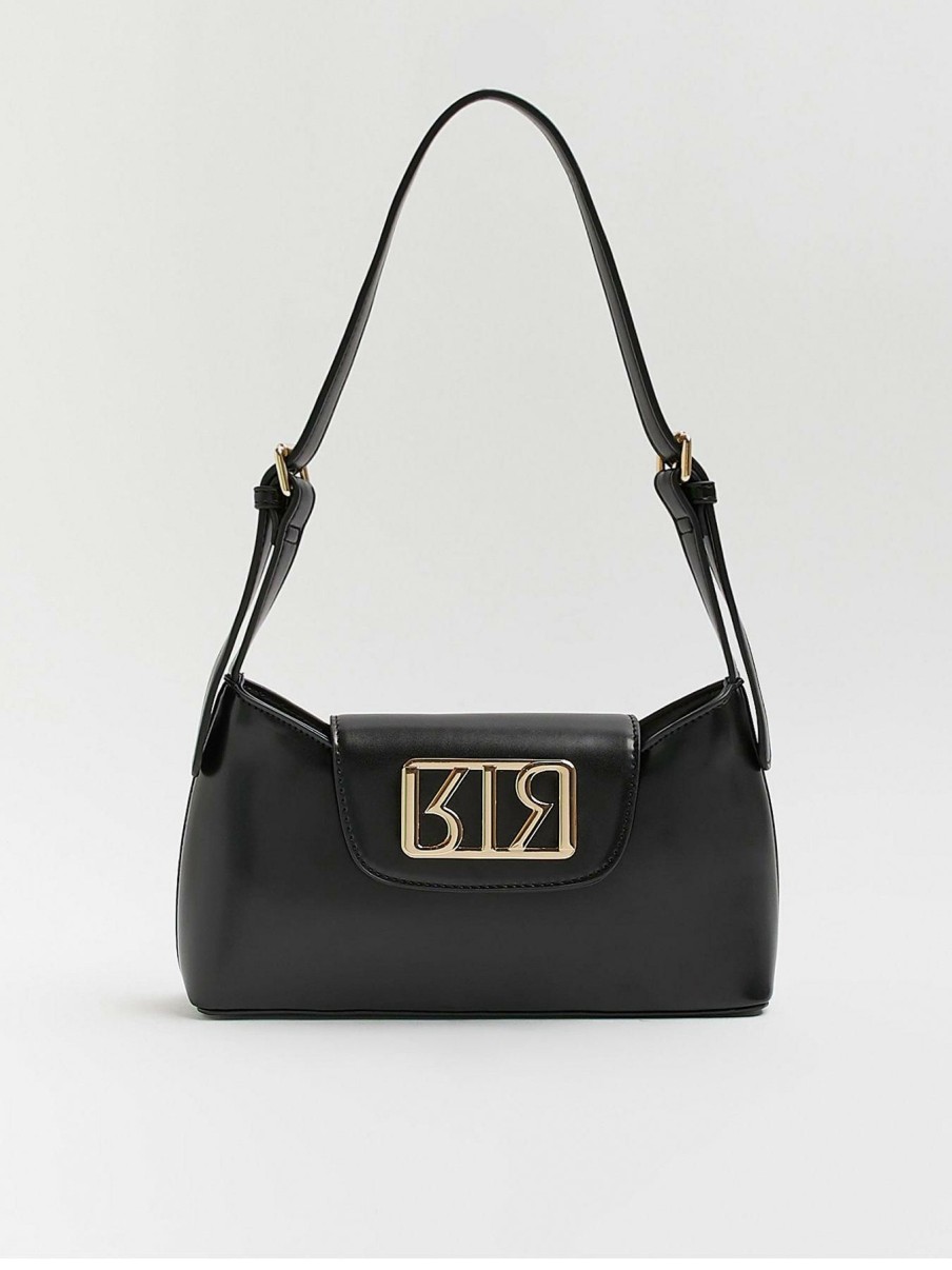 Accessories * | River Island Outlet Sale Rr Clean Shoulder Bag Black