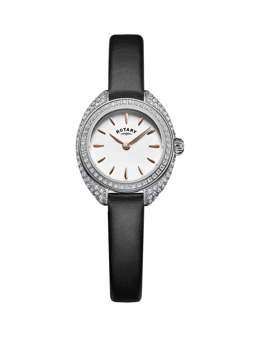 Accessories * | Rotary Official Petite Ladies Watch Black