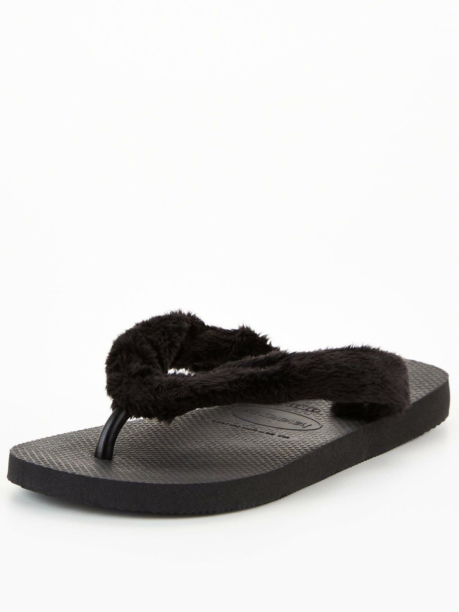 Shoes * | Havaianas Limited Edition Home Fluffy Flip Flops