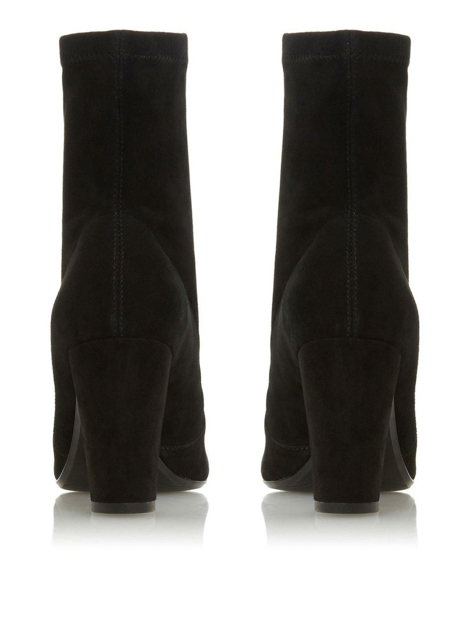 Shoes * | Dune London Discount Store Optical Stretch Sock Boot Black