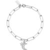 Accessories * | Chlobo Opening Sales Link Chain Hope And Guidance Bracelet Silver