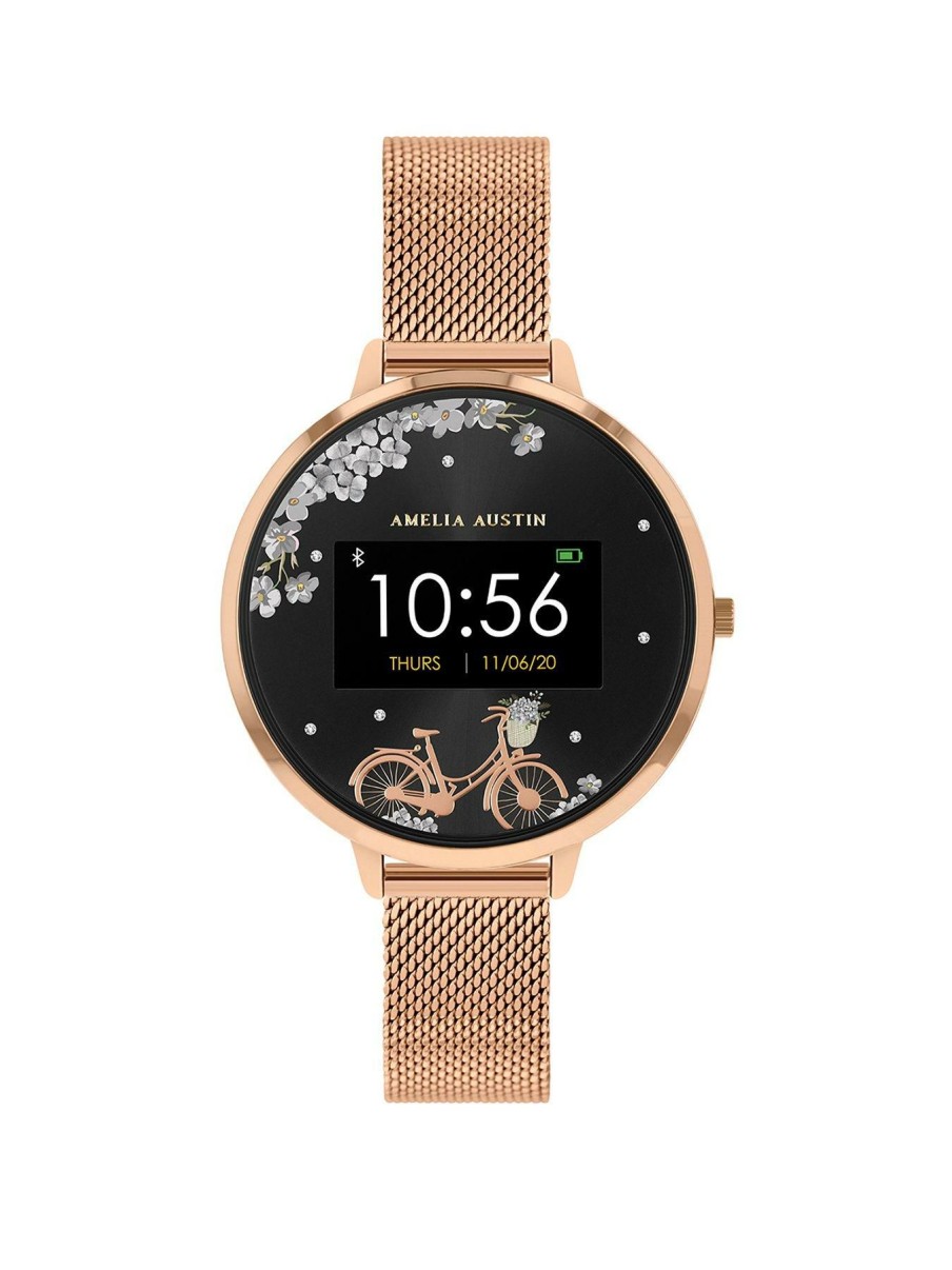 Accessories * | Amelia Austin Official Series 3 Smart Watch Rose Gold