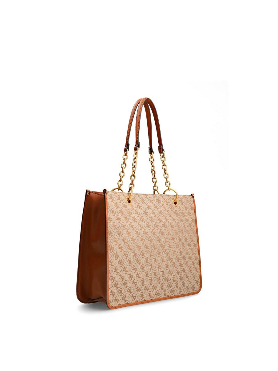 Accessories * | Guess Limited Edition Aviana Tote Brown