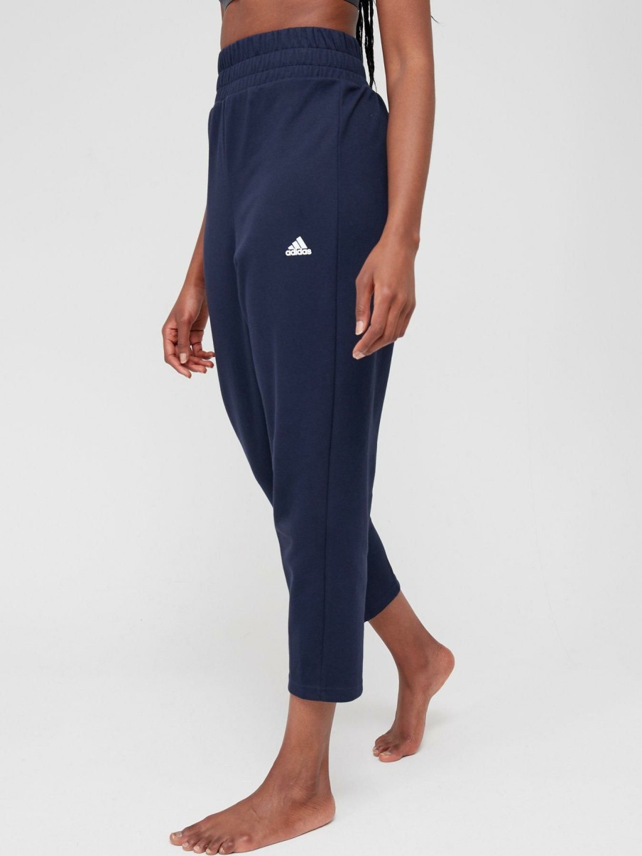 Clothing * | Adidas Best Choice Yoga 7/8 Pants Navy