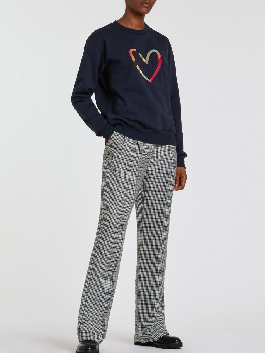 Clothing * | Ps Paul Smith Discounts Swirl Heart Print Sweatshirt