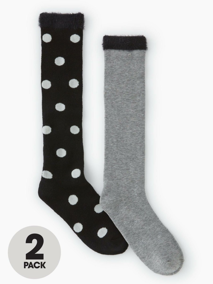 Accessories * | Everyday Discount Welly Socks (2 Pack) Mono