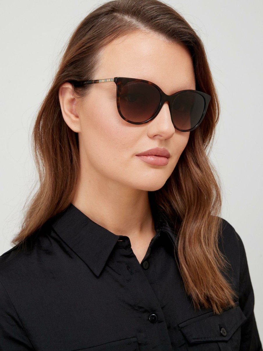 Accessories * | Burberry Special Style Alice Sunglasses Havana