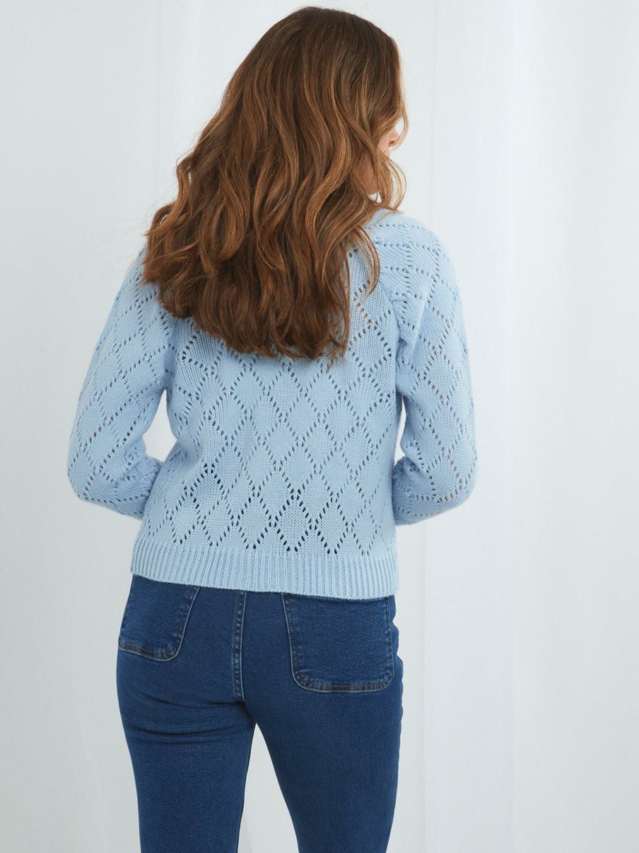 Clothing * | Joe Browns Outlet Sale Forget-Me-Not Cardigan -Blue