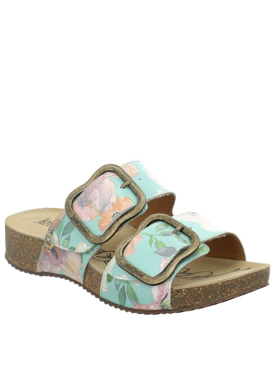 Shoes * | Josef Seibel Online Tonga 64 Flat Sandals Mint