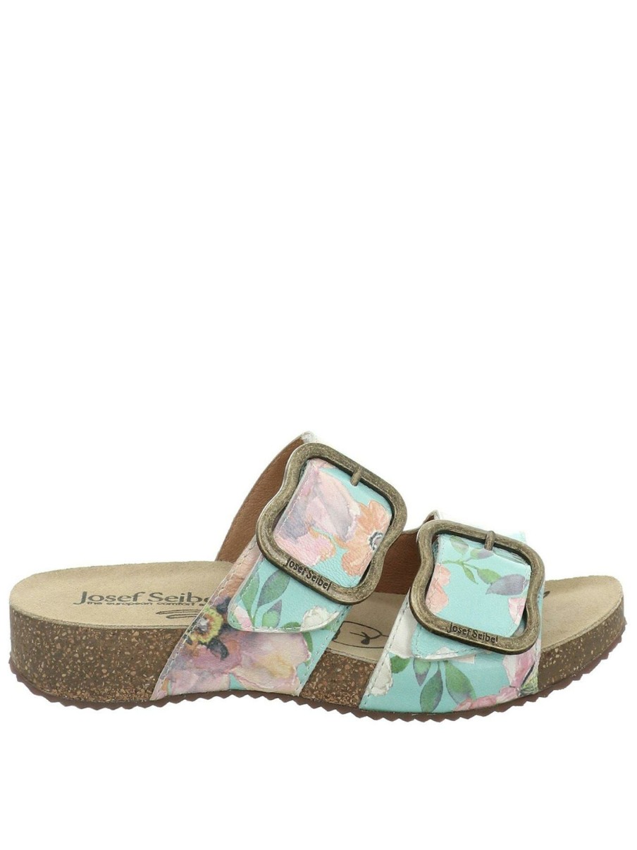 Shoes * | Josef Seibel Online Tonga 64 Flat Sandals Mint