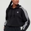 Clothing * | Adidas Originals Online Discount Short Hoodie Black