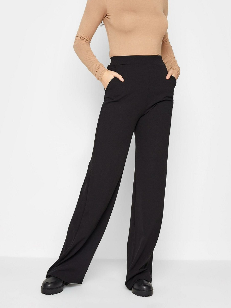 Clothing * | Long Tall Sally Premium Scuba Crepe Wide Leg Trouser