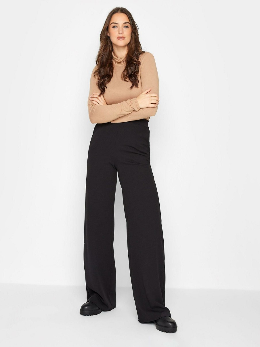 Clothing * | Long Tall Sally Premium Scuba Crepe Wide Leg Trouser