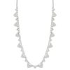 Accessories * | Lipsy Outlet Sale Polished Heart Short Necklace Silver