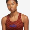 Clothing * | Nike Limited Edition Light Support Swoosh Bra Dark Red