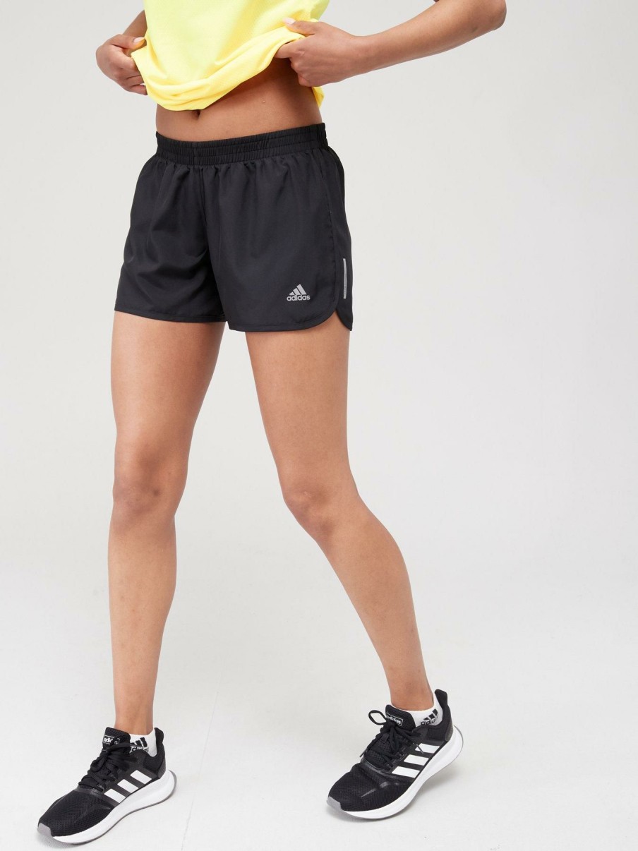 Clothing * | Adidas Official Run 4 Shorts Black