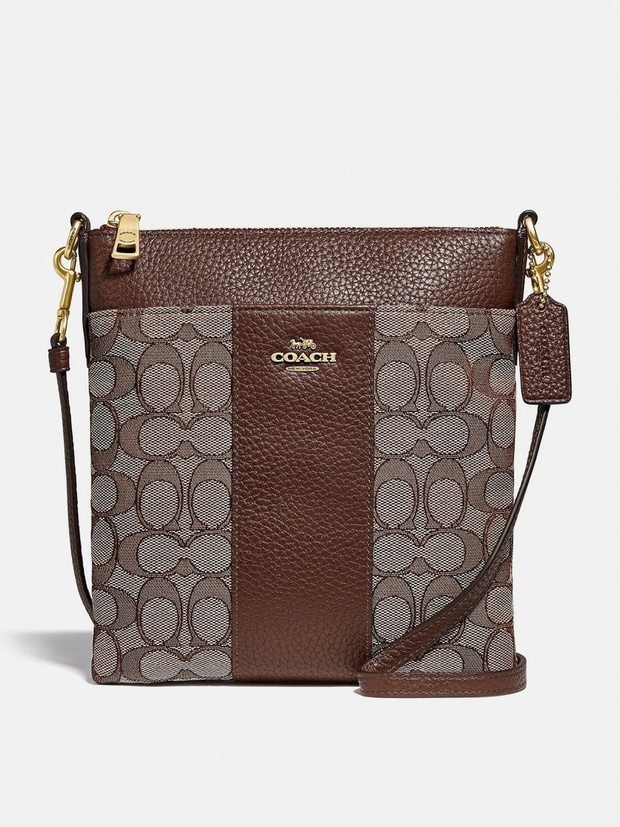 Accessories * | Coach Best Choice Signature Jacquard Kitt