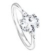 Accessories * | Premium Rebecca Created Brilliance 18Ct White Gold Oval And Pear 1Ct Lab Grown Diamond Ring