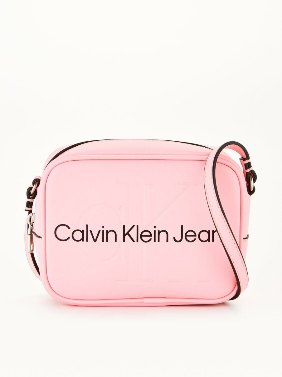 Accessories * | Calvin Klein Jeans Opening Sales Sculpted Camera Bag -P Pink