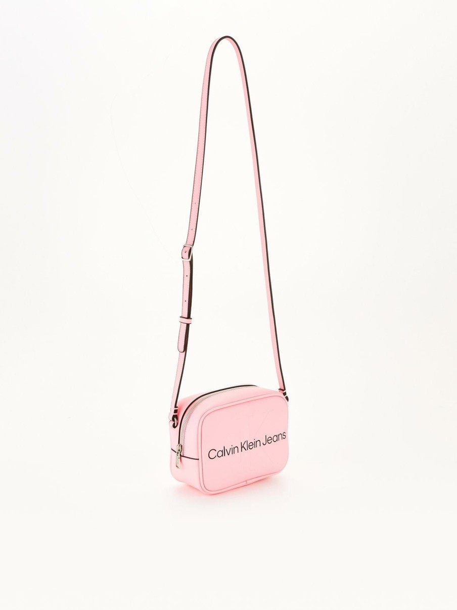 Accessories * | Calvin Klein Jeans Opening Sales Sculpted Camera Bag -P Pink