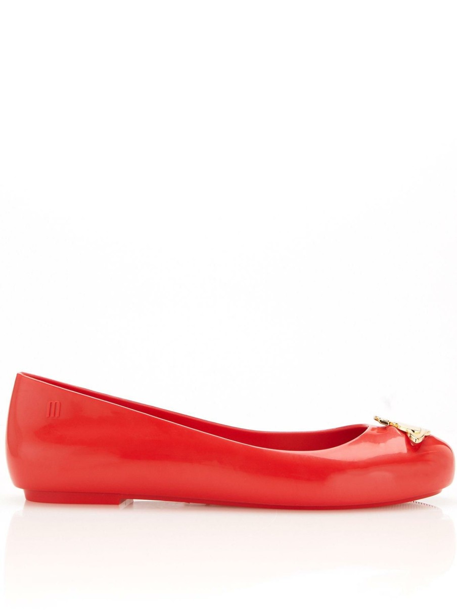 Shoes * | Melissa Fashionable Space Love Ballet Pumps Red