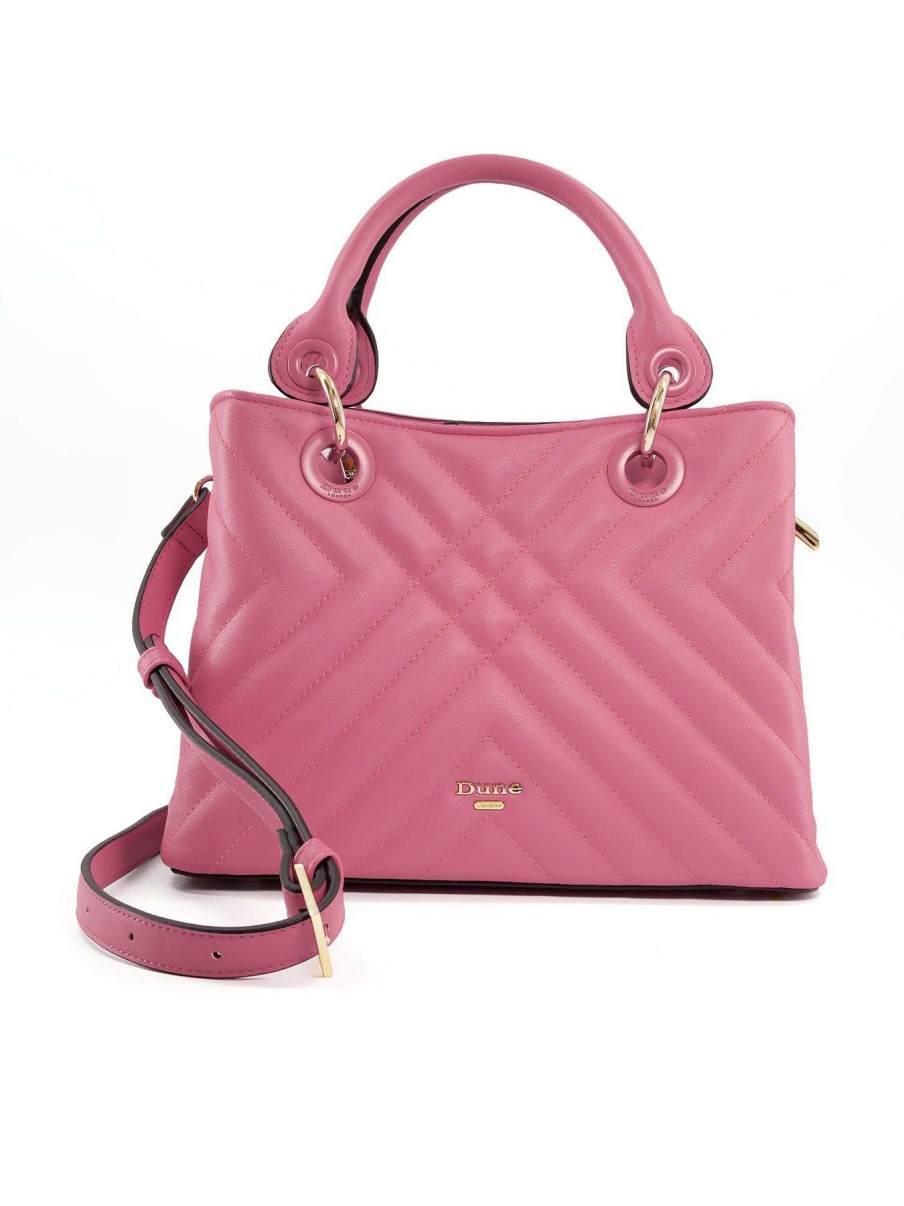 Accessories * | Dune London Special Style Dinkydorria Small Quilted Tote Pink