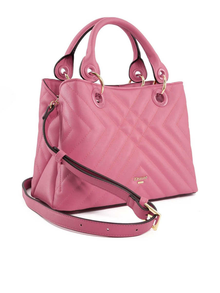 Accessories * | Dune London Special Style Dinkydorria Small Quilted Tote Pink