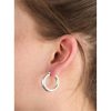 Accessories * | The Love Collection Outlet Sale Sterling 25Mm Round Hoops Silver