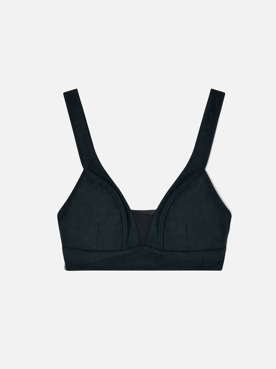 Clothing * | Accessorize Official Lexi Bikini Top Black